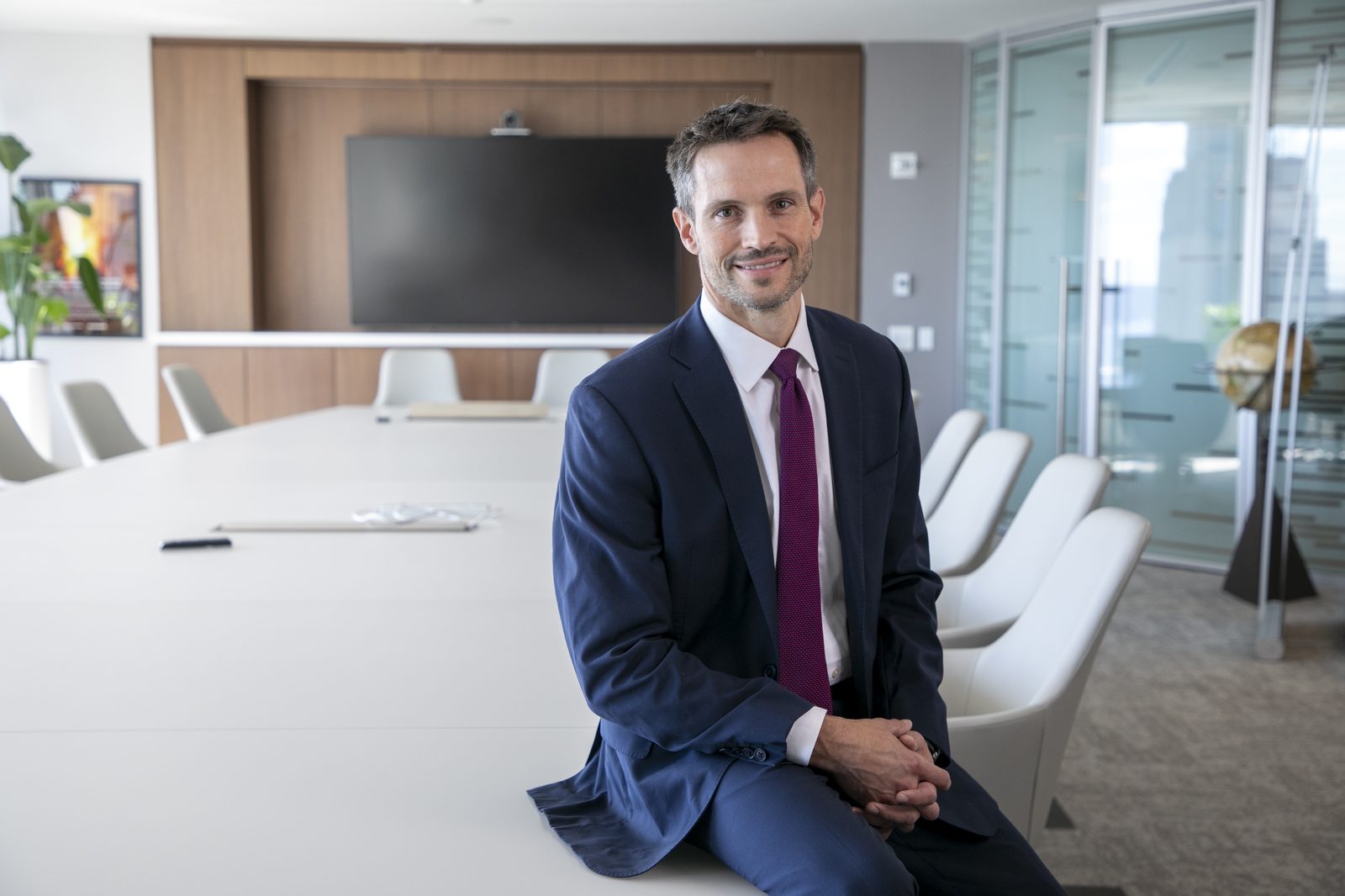 Matthew Bishop in a professional setting